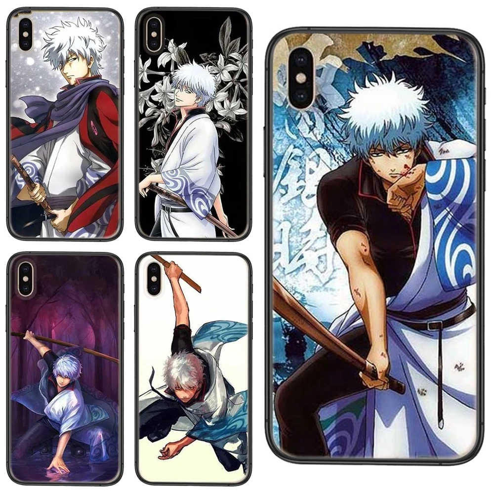 Черная Водонепроницаемая недорогая японская анимационная Серебряная Душа из