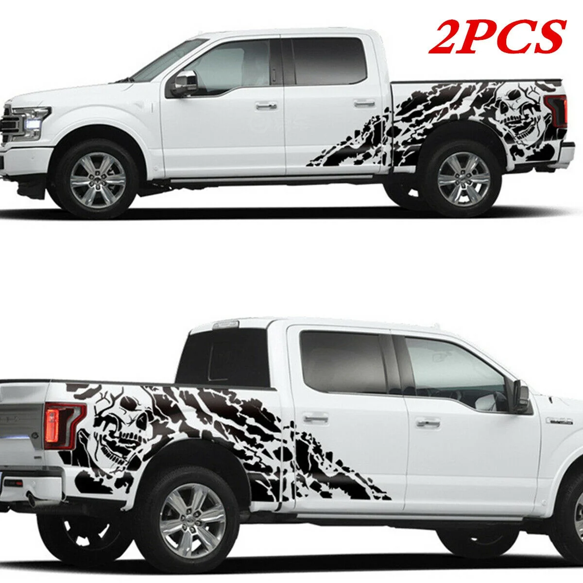 

2PC Universal Side Skirt Car Door Sticker Decal Automobiles Auto Accessories