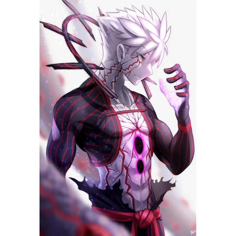 Emiya Shirou Fatestay Night настенные постеры современный Аниме/фильм/абстрактный