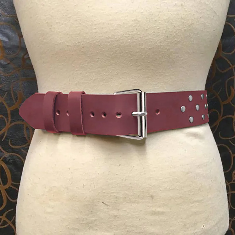 Винтажный костюм в стиле стимпанк с шипами большой пояс 2 дюйма кингир SCA