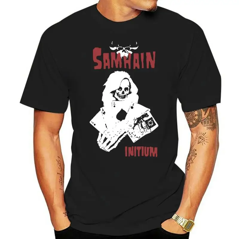 

Samhain Initium Punk Rock Tees Black S-3XL Men T-shirts