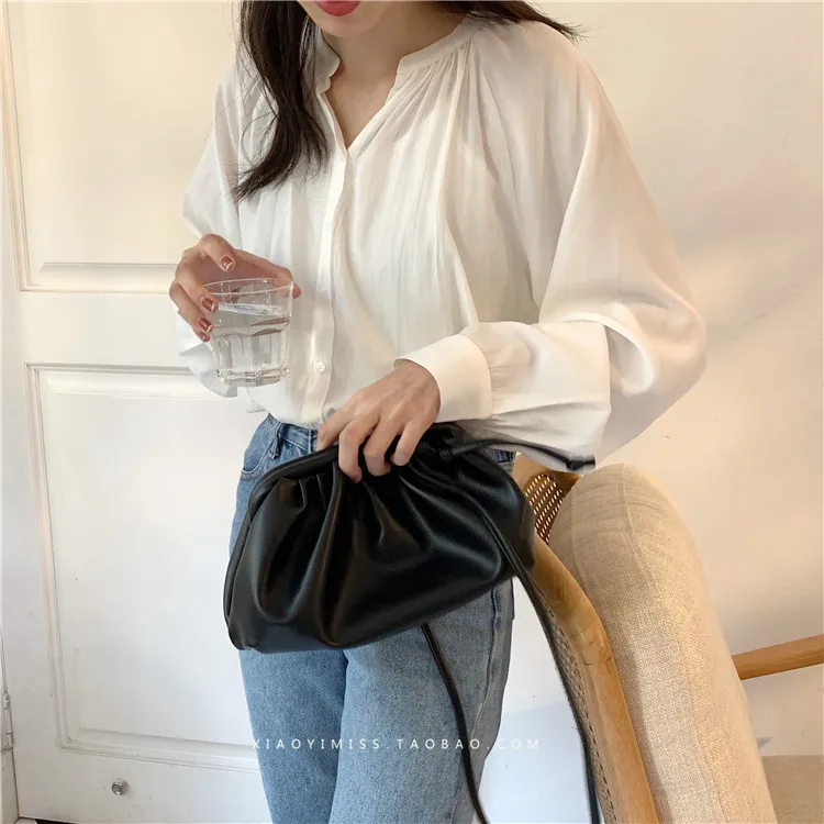Для женщин простой пельмени сумка дизайнера; стиль ретро; Приятная для Fashion Cloud/женские сумки через плечо сумка на плечо женская сумочка клатч