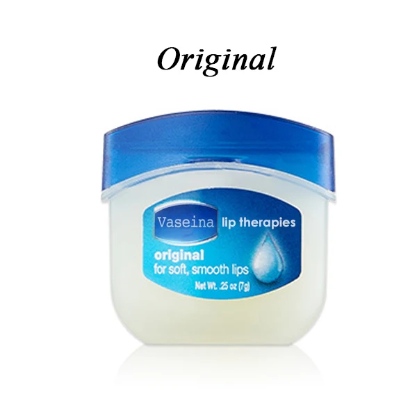 Original Увлажняющий бальзам для губ Vaseline, губная помада, натуральный растительный анти-растрескивающийся органический бальзам для губ с чистым вазелиновым желеем, бальзам для губ - Цвет: Original