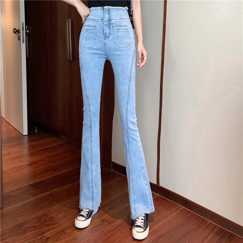 Интернет штаны как у знаменитостей Для женщин корейско Стиль Ретро Hong Kong длинные