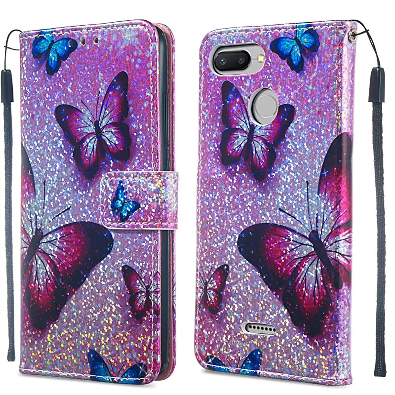 Роскошный сверкающий чехол с кристаллами для телефона Xiaomi Redmi 6 6A 7A K20 Pro со