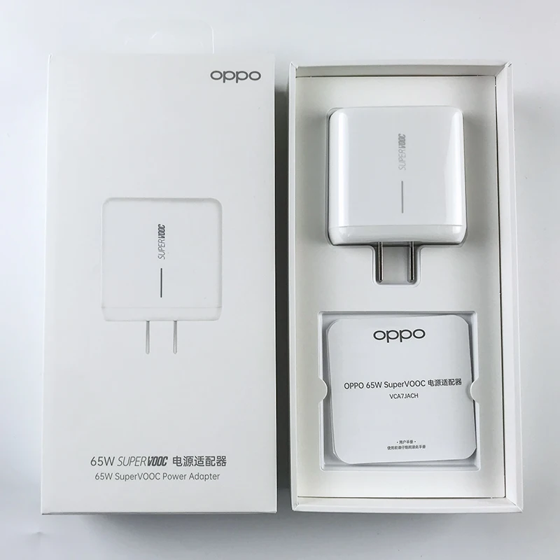 OPPO 65W Gan SuperVOOC Charger USB Type-C Power Adapter For oppo Find X2 Pro Reno 3 R17 | Мобильные телефоны и аксессуары