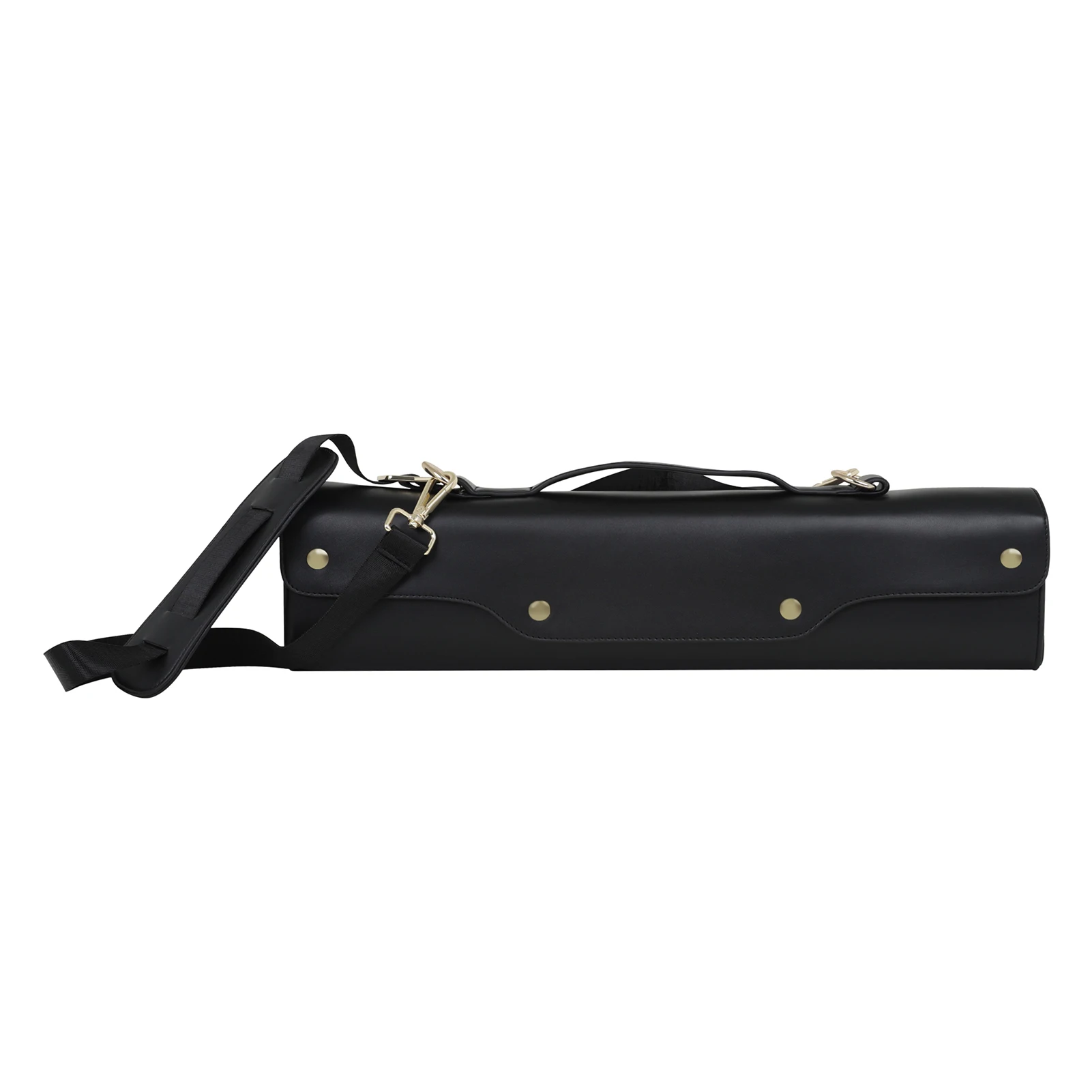 

Portable Flute Case 16-Hole/17-Hole Flute Waterproof Gig Bag PU Leather Non-Woven Fabric Padding with Adjustable Shoulder Strap