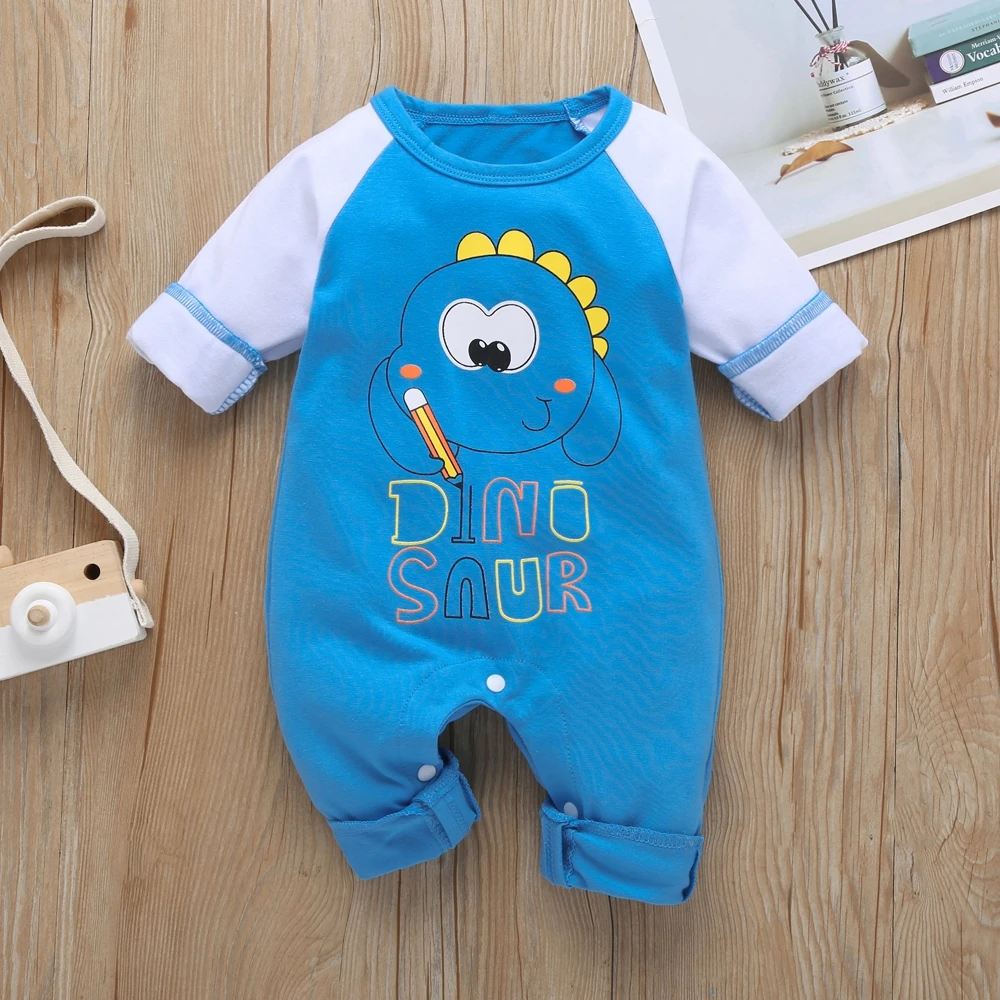 Для младенцев для новорожденных маленьких мальчиков и девочек с принтом