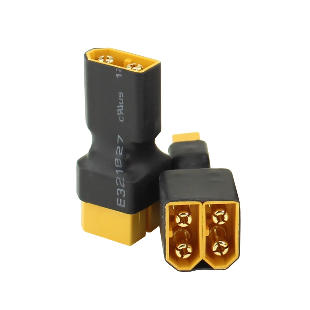 5 шт. T Plug XT60 параллельная вилка двигателя ESC Аккумуляторный адаптер четырехосевой