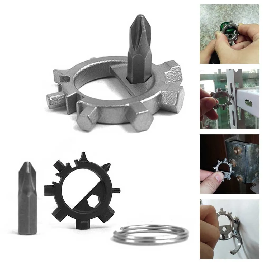 

12 In 1 Multifunctional Bike Screwdriver Repair Tool Portable Bicycle Repairing Set Bike Repair Tool Kit Wrench Screwdriver