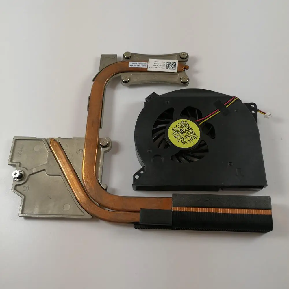 Новый оригинальный ноутбук Процессор вентилятор охлаждения для ноутбука Dell XPS