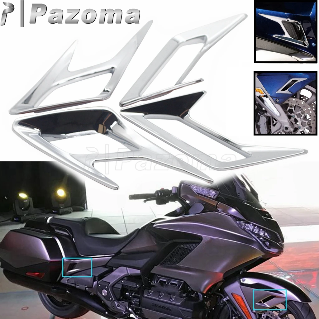 

Motorcycle Vent Fairing Decoration Trims Kit For For Honda Gold Wing GL1800 Tour DCT Airbag 2018-2020 Front & Rear ABS Plastic