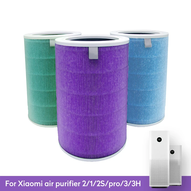 

Air Filter For Xiaomi Air Purifier Mi 1/2/2S/3/3H Pro Air Purifier Carbon HEPA Replacement Filter Anti Bacteria formaldehyde