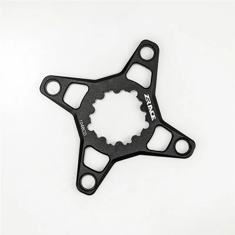 Adapter Black Zracing 104BCD MTB велосипедная цепь для SRAM прямое Крепление велосипеда Кривошип конвертер винты, AL 7075 CNC 4 шт. цепное кольцо болты адаптер - Цвет: Adapter Black
