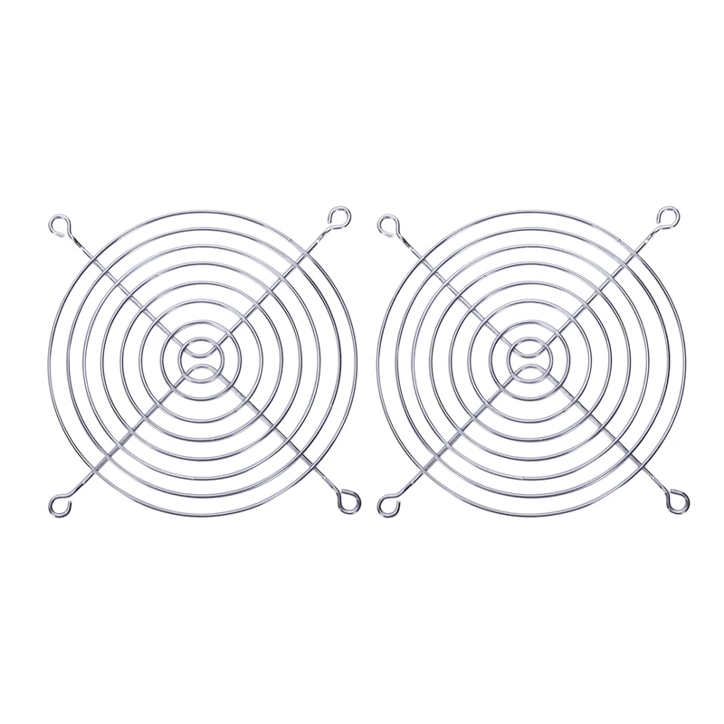 Лучшие предложения 2 x металлическая проволока защитный Гриль для компьютера 120x120