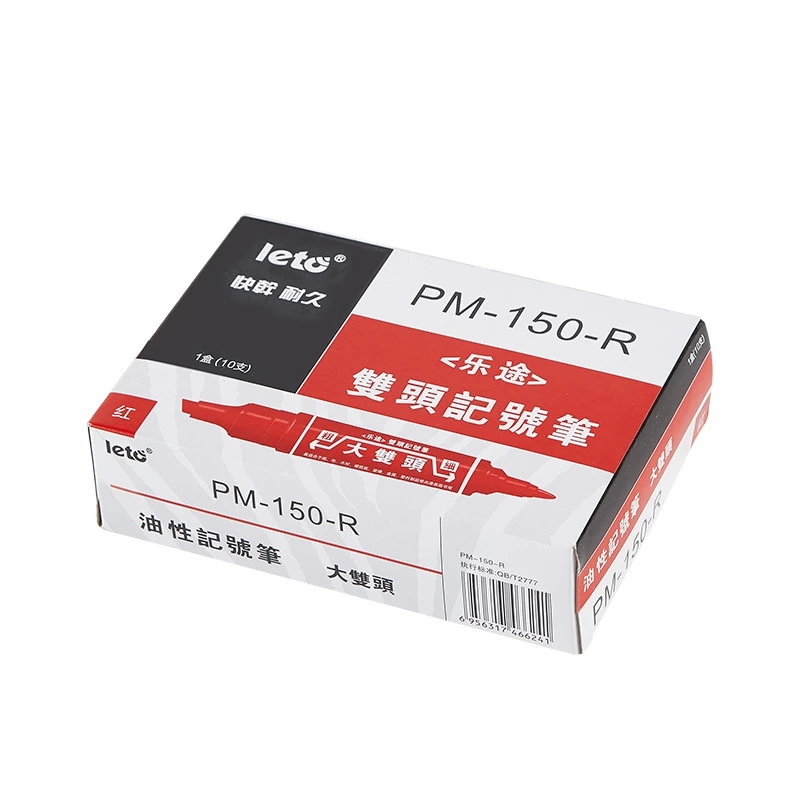 red 10 Colors Большой зубная щетка с двумя головками 24-цвет Водонепроницаемый быстросохнущие картина маслом wall Art маркер для белой доски школьные принадлежности алкоголь чернила граффити акрил маркер для белой доски - Цвет: red 10 Colors