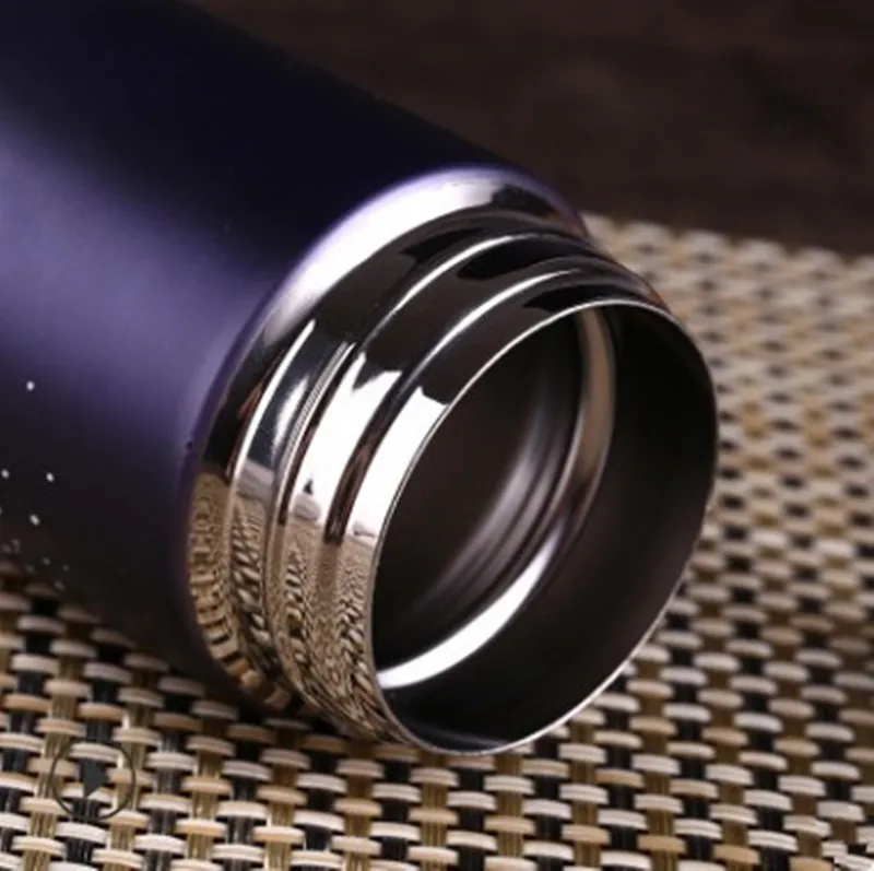 

New Design Double Wall Stainless Steel Vacuum Flasks 500ml Thermos Cup Coffee Tea Milk Travel Mug Thermo Bottle Gifts Thermocup