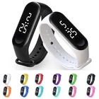 Светодиодные электронные спортивные часы со светящимся датчиком, модные мужские и женские часы, наручные цифровые часы с силиконовым ремешком