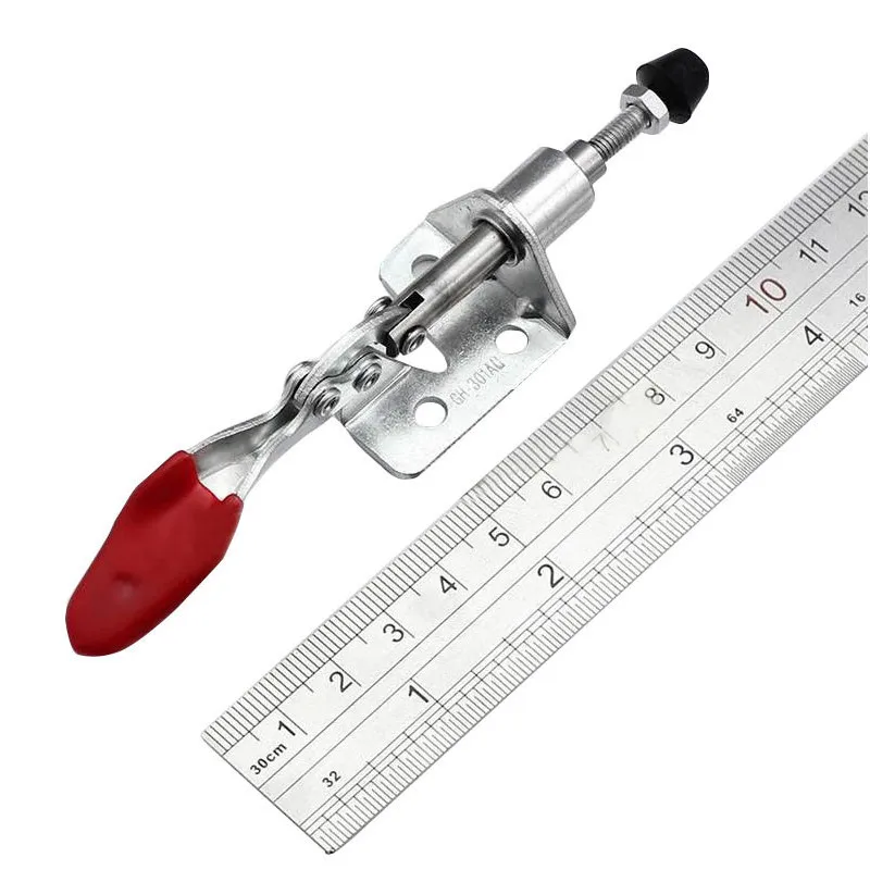 Вертикальный зажим для деревообработки угловой с пластиковой крышкой из ПВХ GH-301A