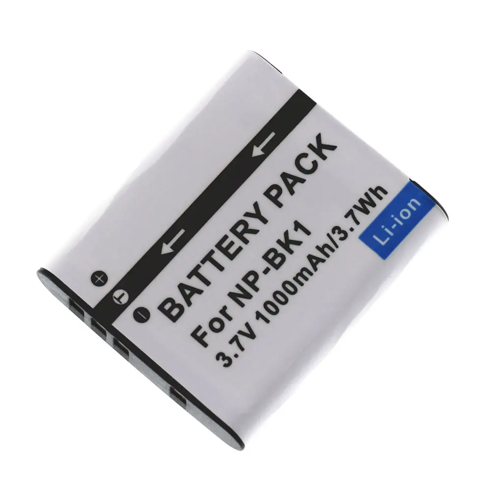 Набор из 2 аккумуляторов NP-BK1 + для дома и автомобиля зарядные устройства Sony Type K