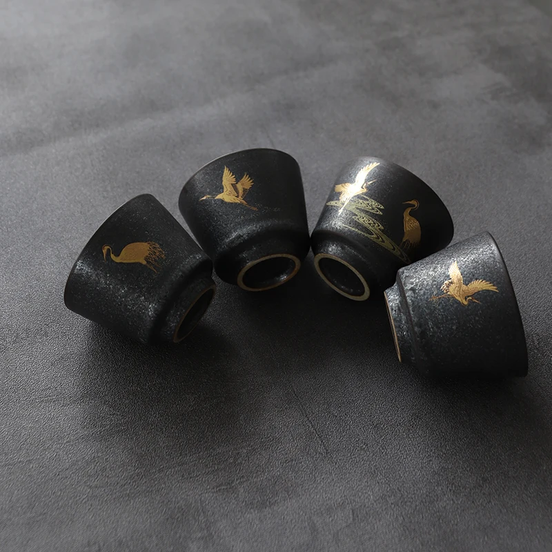 

Chinese Ceramic Tea Cup Kung Fu Tea Cup Porcelain Tea Set Warm Hand Cup Gift 1 Pack WJ10219