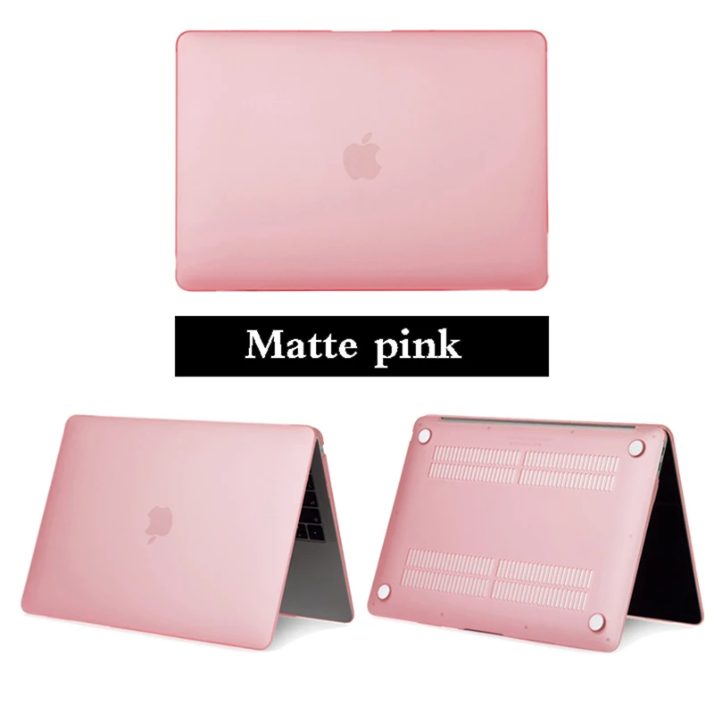Прозрачный матовый чехол для Apple Macbook Air Pro Retina 11 12 13 3 15 16 дюймов 2020 нового Pro13 A2251 A2289