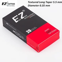 ez revolution tattoo needle cartridge textured l taper 12 0 35 mm curved magnum rm for rotary machines supply 20pcs box