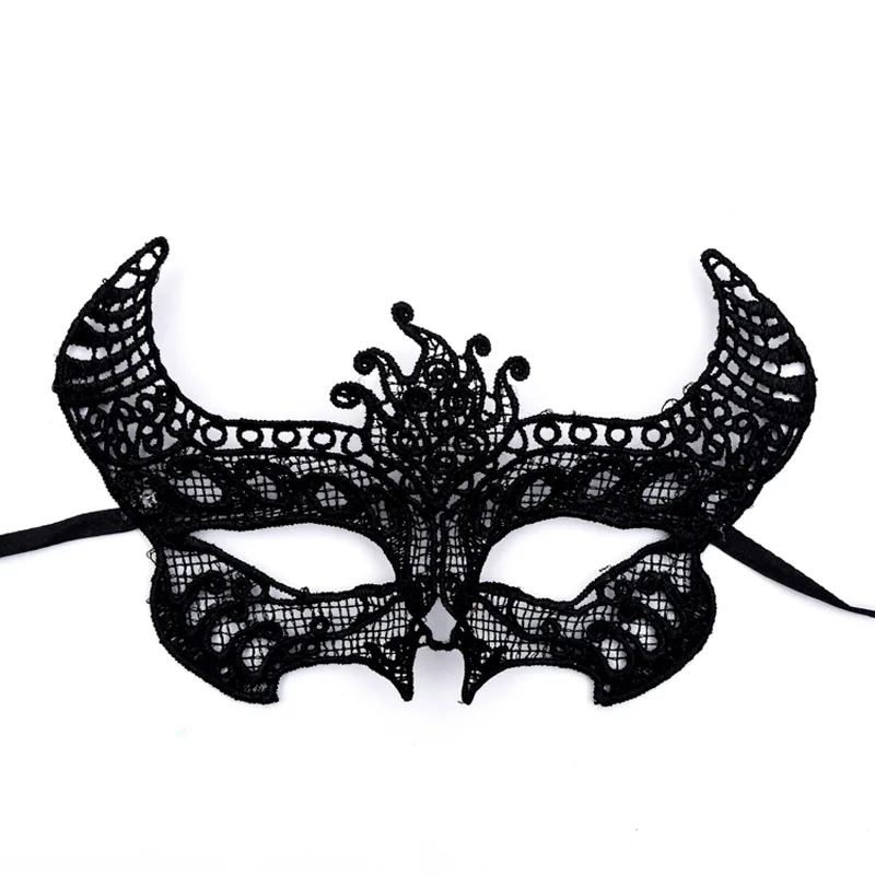 Ladies Sexy Lace Eye Mask Carnival Halloween Prom Bar Half-face Party Masked Ball Black Adult Holiday Supplies | Дом и сад