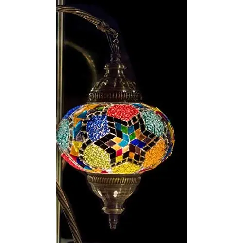 Турецкая лампа Тиффани 2021 мозаичное витражное стекло бохо Марокканский Фонарь