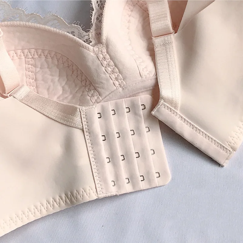 

Lace Bras For Women Plus Size Seamless Bra Breathable Underwear Wireless Pad Push Up Lingerie Push Up bh Bra Plus Size B C cup
