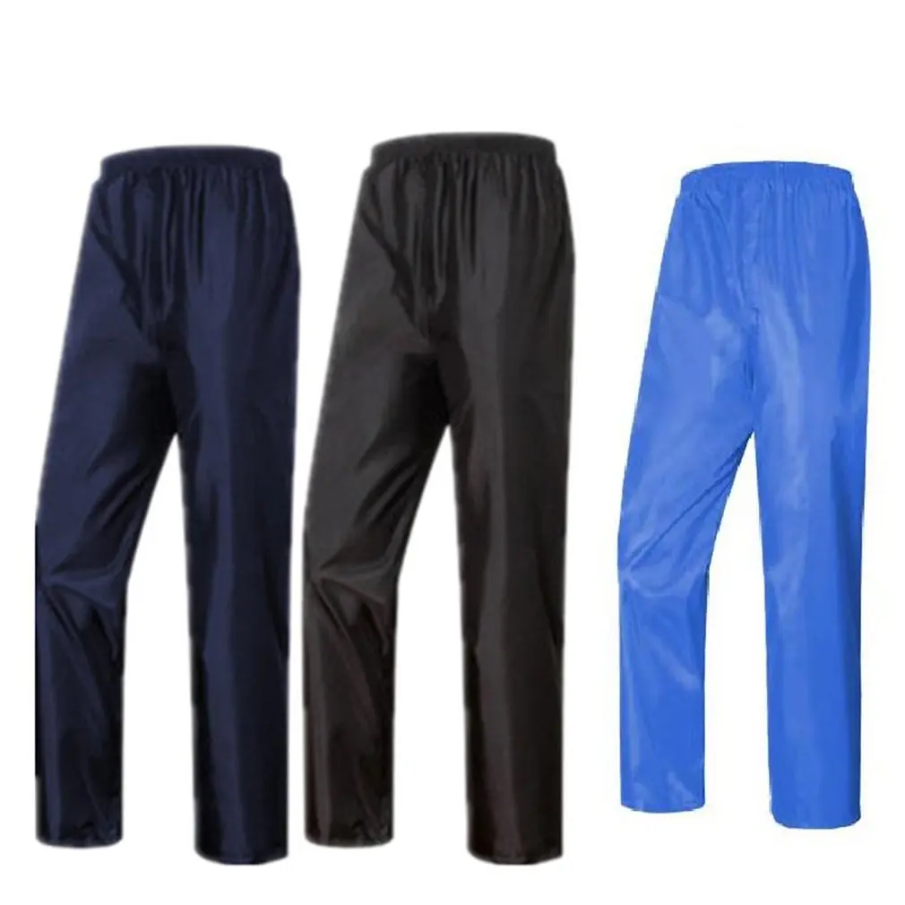 Мужские и женские двойные дождевики непромокаемые штаны для путешествий на