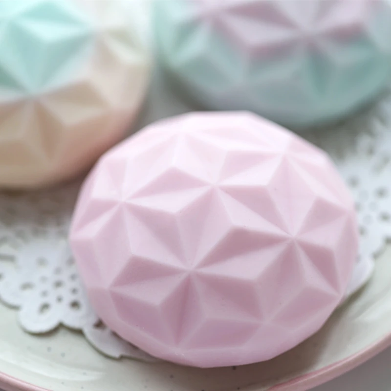 

6 Cavity Diamond Silicone Cake 3D Chocolate Molds for Baking Dessert Ice Mould Moule Mousse DIY Pastry Decorating Tools