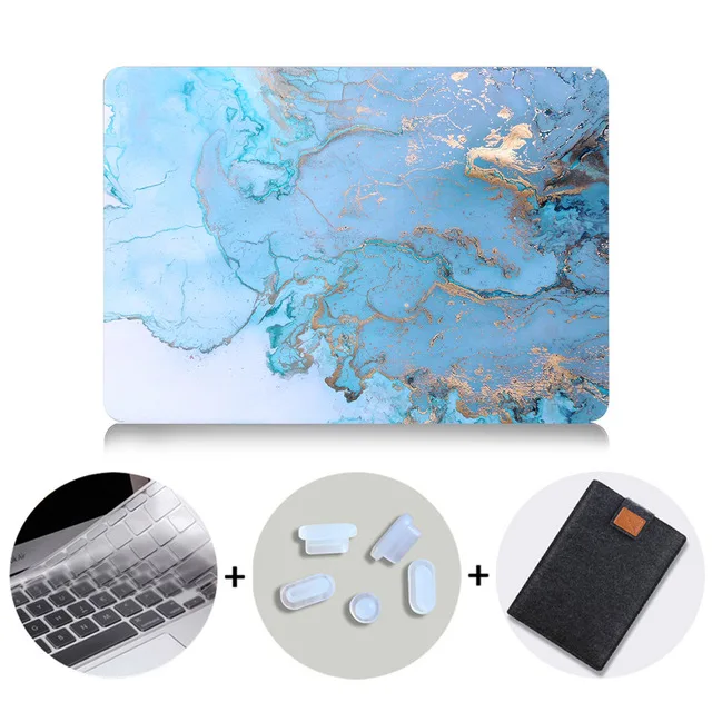 MTT чехол для ноутбука Macbook Air Pro retina 11 12 13 15 16 мраморный Жесткий Чехол для mac book 13,3 дюймов с сенсорной панелью a1706 a1502 - Color: MB10