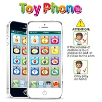 1 pcs baby cellphone learning mobile phone kids music toys early educational electric phone toy m09