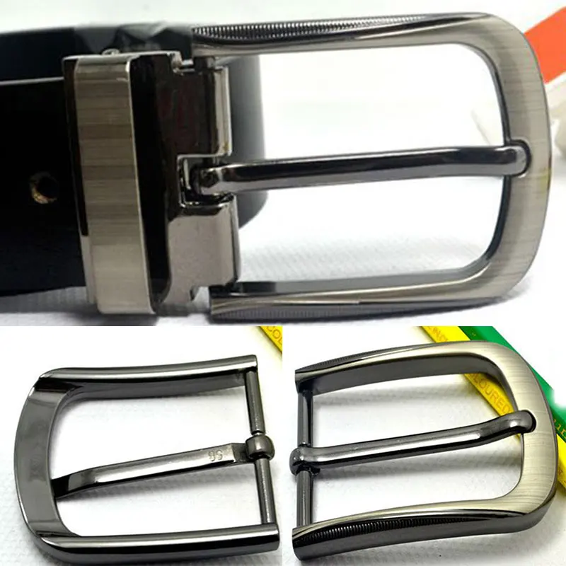 

1Pcs Men Belt Buckle Zinc Alloy Pin Buckle Belt Head Women Casual Metal Single Pin Half Buckle For Leather Belts Jeans Webbing