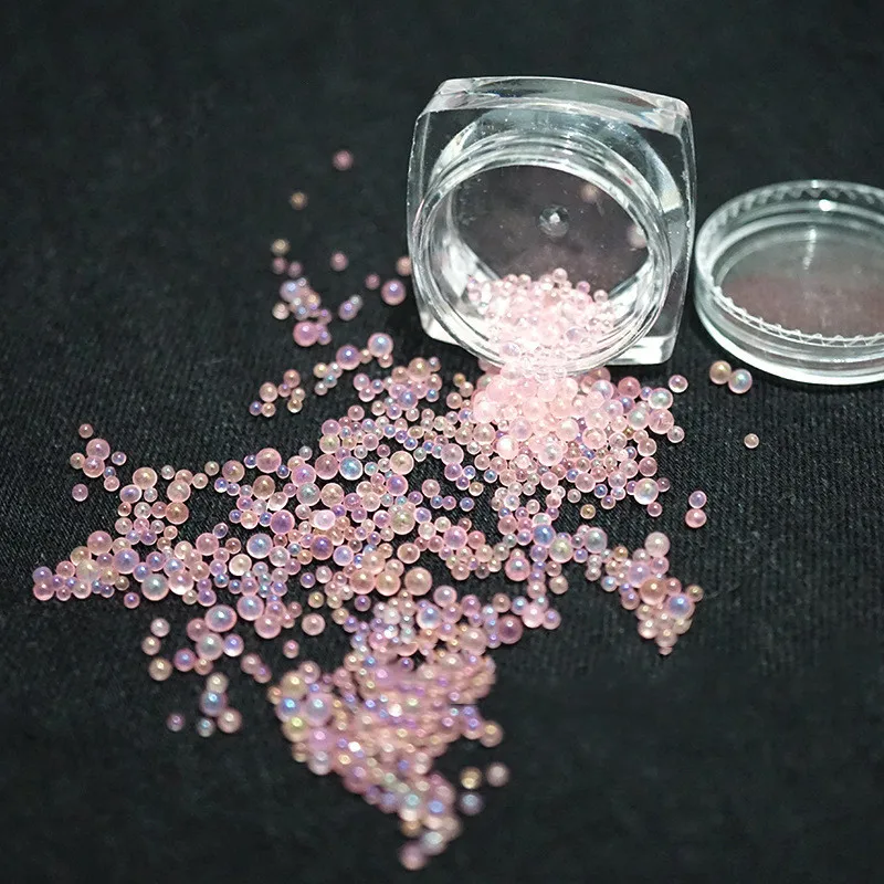Цветные Пузырьковые бусины для украшения 1 мм 3 прозрачные ювелирные изделия