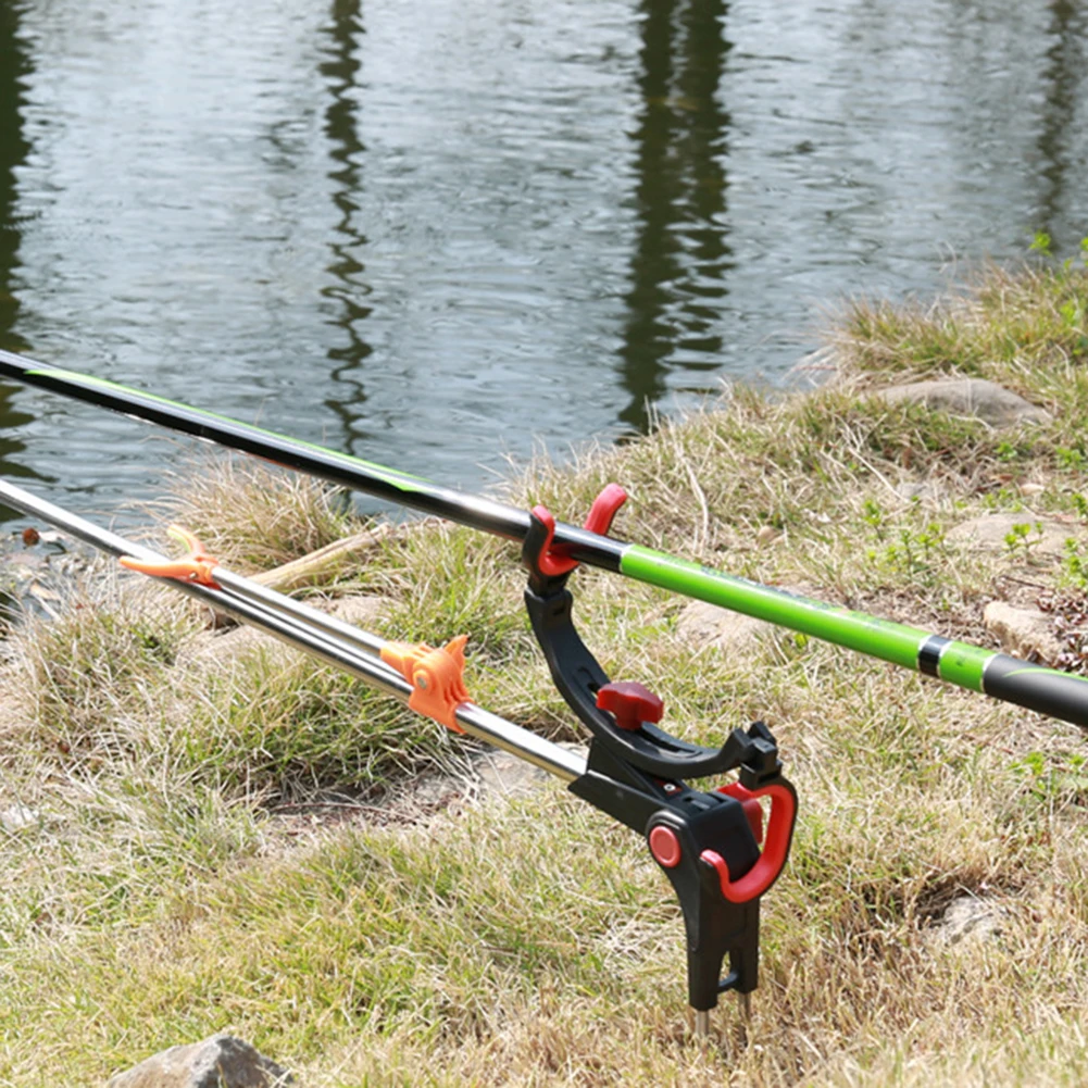 

High-end Fishing Pole Holder 360Degree Adjustable Foldable Bracket Sea Lake Fish Rod Stand Fix Pole Rack Carp Fishing Braids