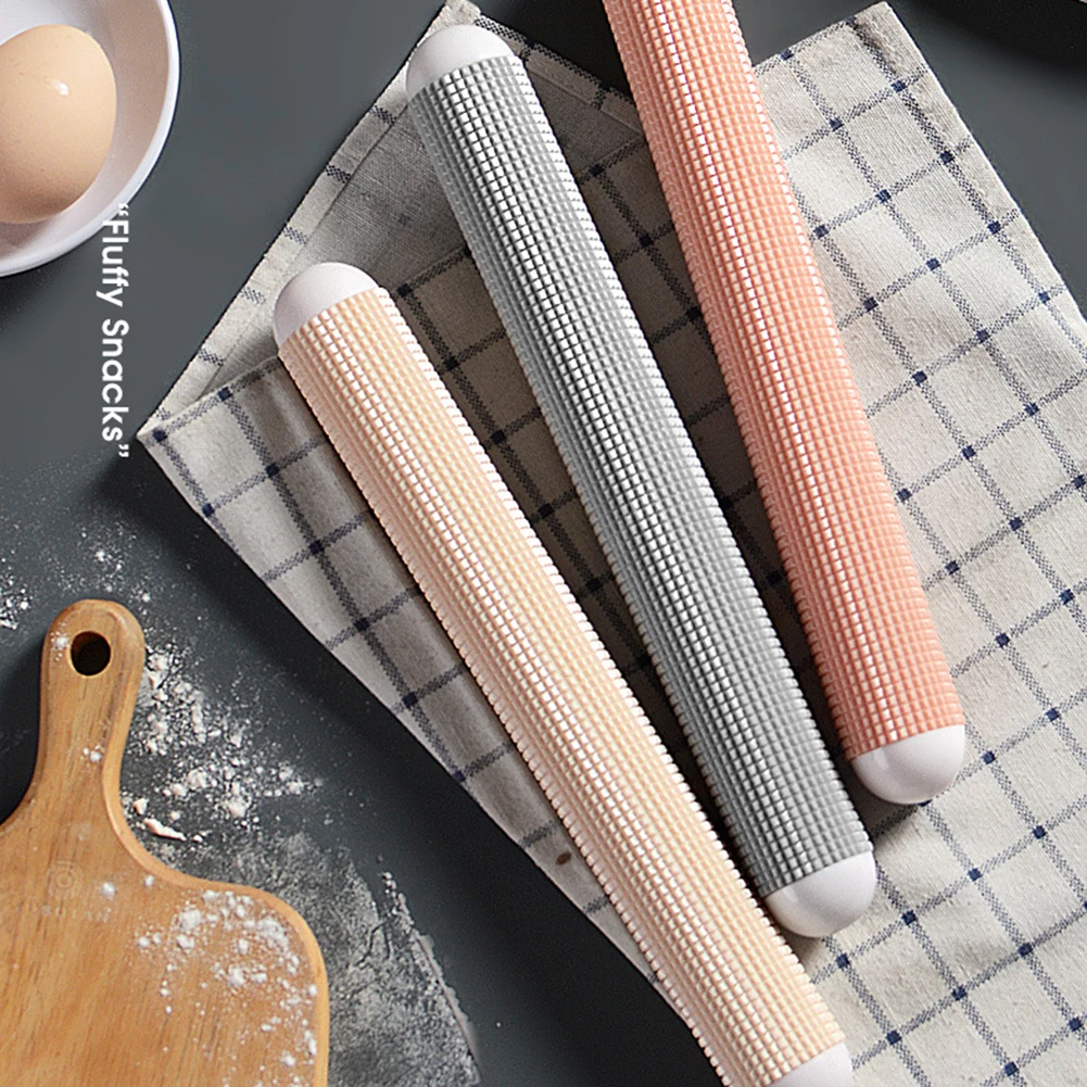 

Rolling Pin Dough Roller Cake Impression Rolling Pin Pastry Roller Baking Pizza Dough Noodles Pie Wood Rolling Pin Bakeware Tool
