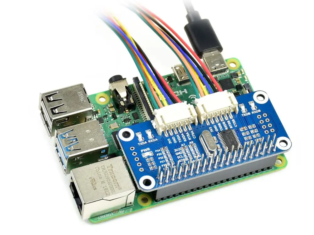Плата расширения последовательного порта разработанная для Raspberry Pi | Компьютеры
