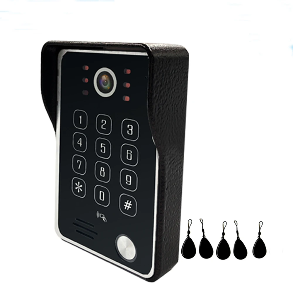 

Homefong AHD 1080P Doorbell With Camera RFID Card Password Unlock Day Night Vision IR Cut for Door Access System