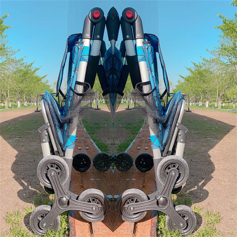 

LISM Rolling Shopping Cart with Wheels Folding Portable Aluminum Alloy Crate Foldable Utility Handle Handcart Grocery Storage