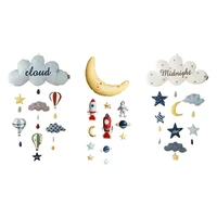 nordic cloud wall hangings decoration for kid girls bedroom hanging pendant baby bed tent hanging toy pendant
