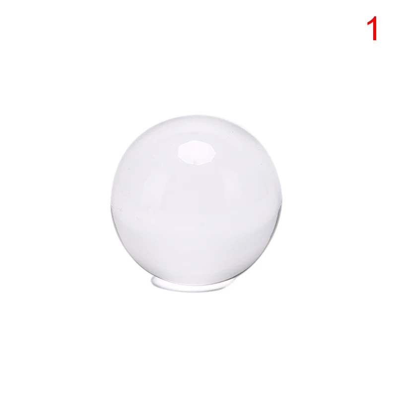 40/50 мм прозрачный стеклянный хрустальный шар лечебная Сфера Фотография реквизит