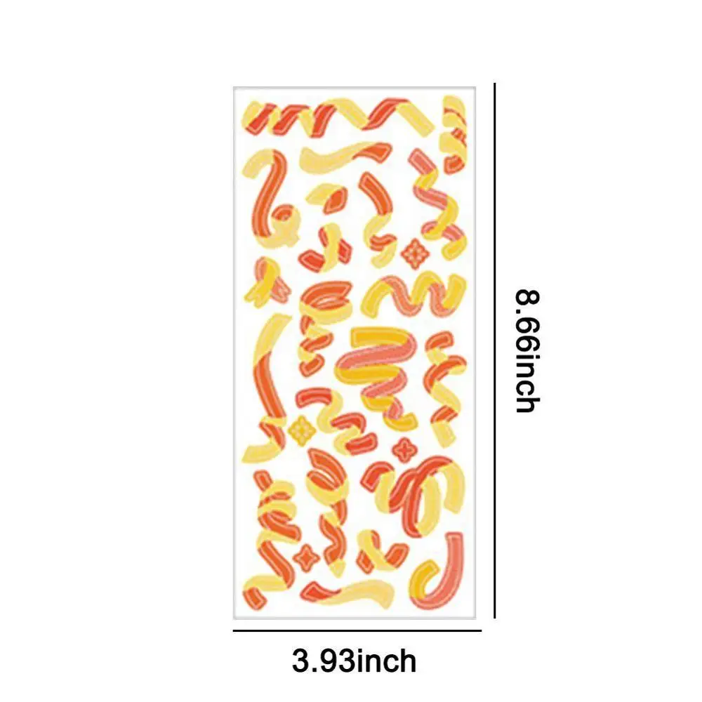 

1 pcs Colorful ribbon Decorative PVC Stickers DIY stationery Scrapbooking Diary Album Label Stick Accessories Sticker F6Z3