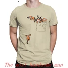 Мужские карманные красная панда медведи футболка натуральный хлопок костюмы Awesome футболки с короткими рукавами и круглым вырезом взрослая футболка футболки