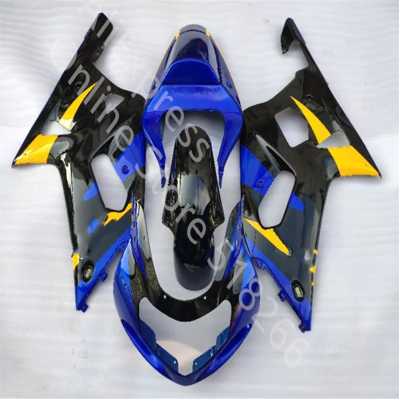 

Blue black yellow Fairing for SUZUKI K1 K2 GSXR600 GSXR750 2001-2003 motorcycle fairing GSXR 600 750 01 02 03 Fairing