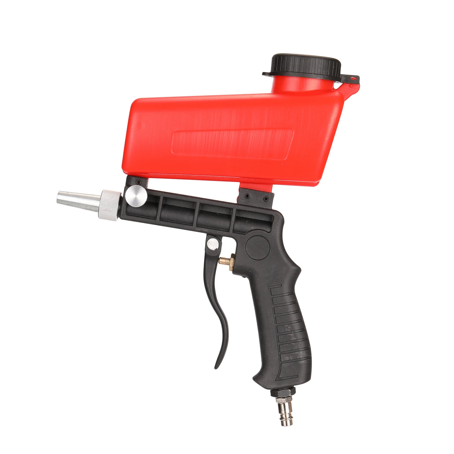 

90psi Portable Gravity Sandblasting Gun Machine Pneumatic Small Sand Blasting Spray Gun Adjustable Pneumatic Sandblaster Set