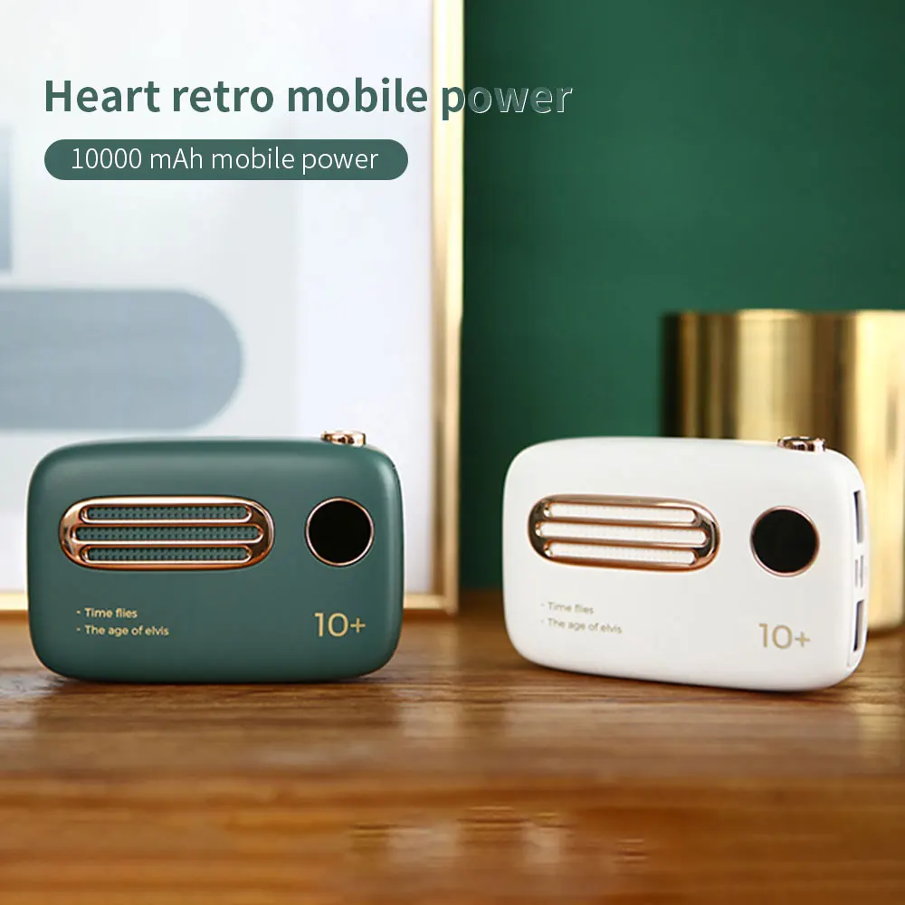 Внешний мини аккумулятор на 10000 мА · ч для Xiaomi Mi iPhone внешний с двумя USB портами