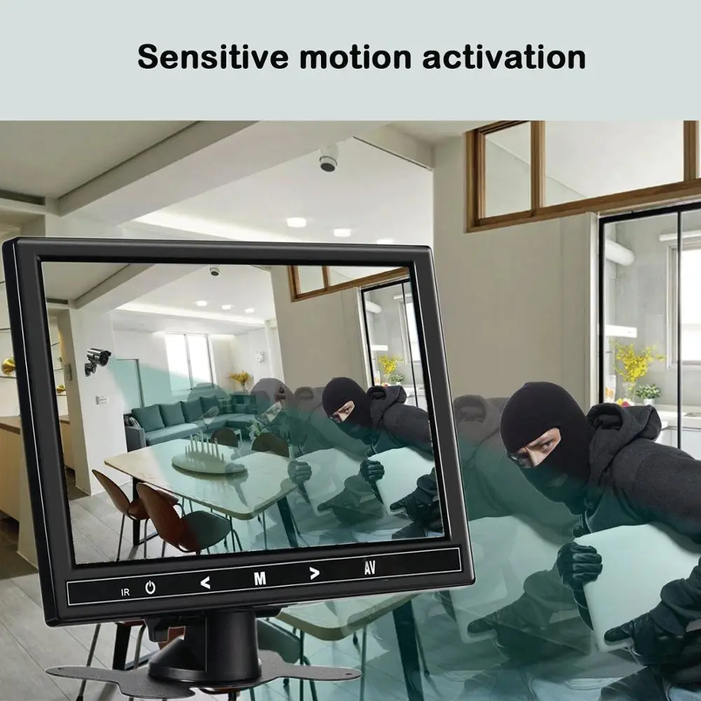 9 дюймов экран HD TFT lcd Портативный 1080x720 разрешение цветной видео монитор с VGA AV HDMI