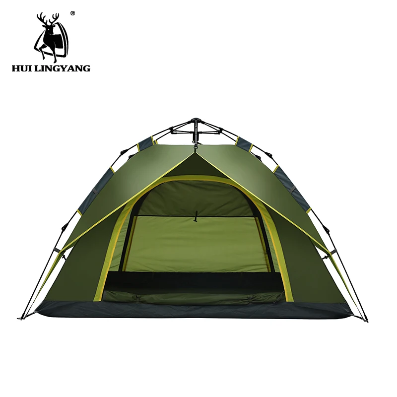 HUI LINGYAN палатка для кемпинга 3-4 человек палатки гидравлическая Автоматическая